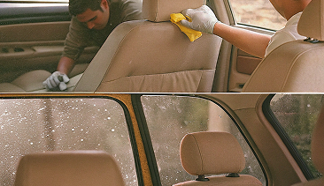 Interior dry cleaning